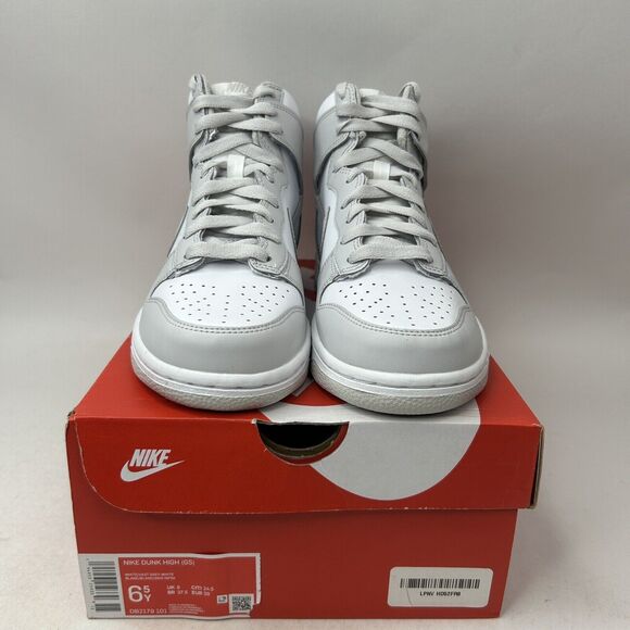 Nike Shoes Dunk High GS “Vast Grey” 2024 - Picture 2 of 5